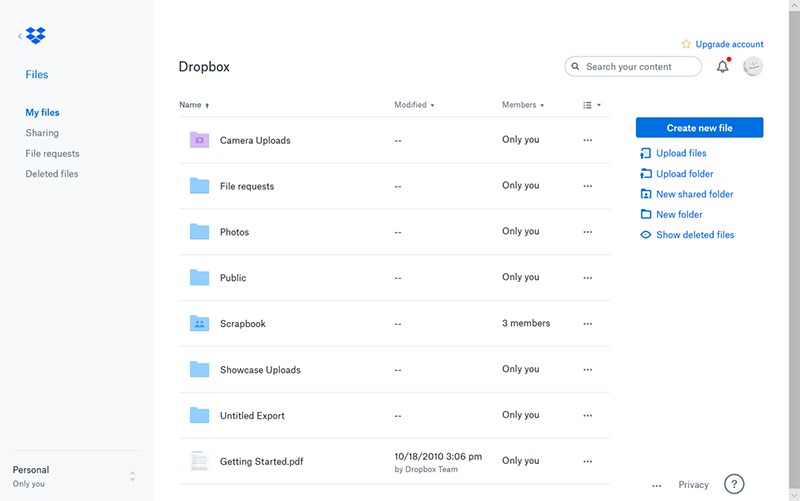 Dropbox-remote-work-software